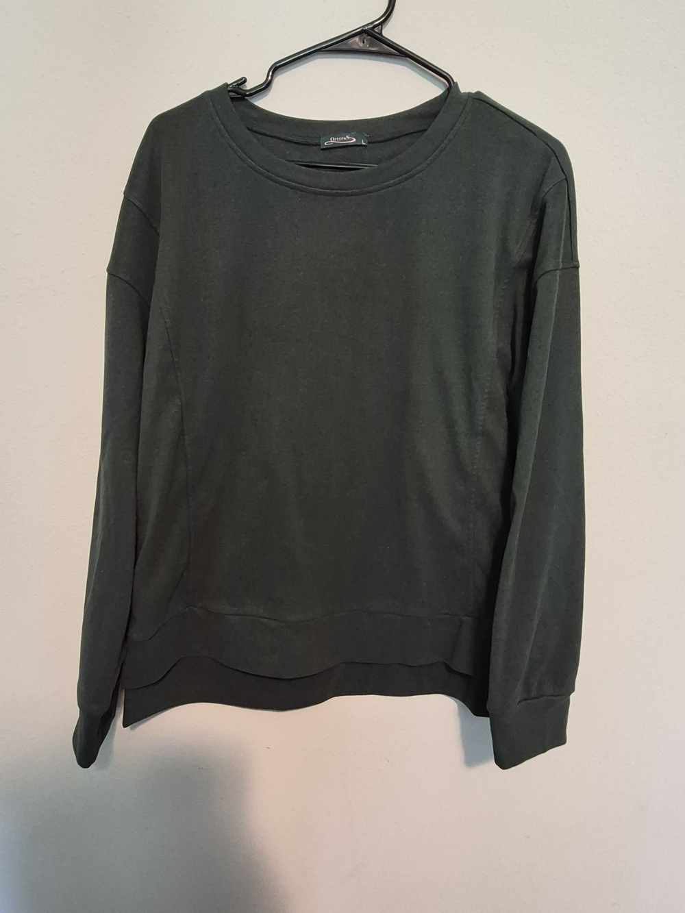 Women's Green Crewneck Sweater